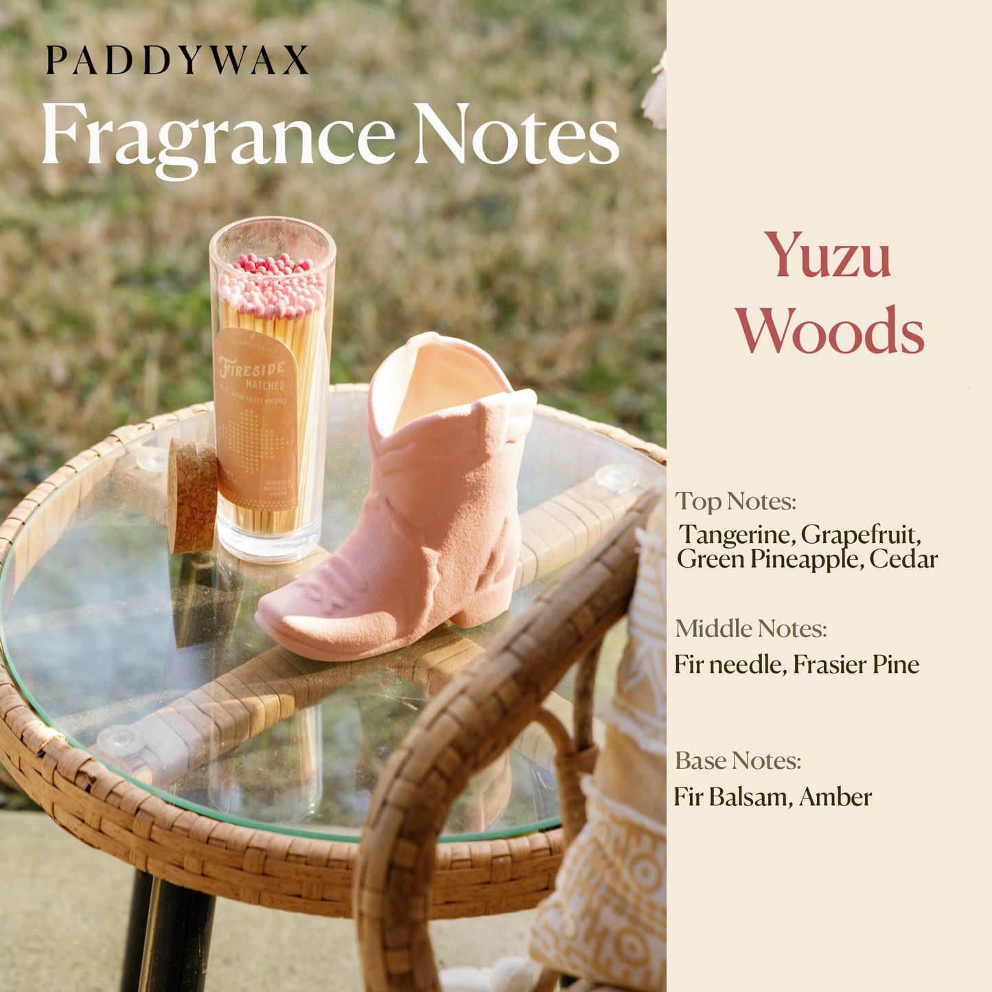 Paddywax Nashville Cowboy Boot Candle Collection Scented Soy Wax in Ceramic Vessel, Home Décor Candle for Living Room, Bedroom & Office, Western Inspired, 6 oz, Yuzu Woods