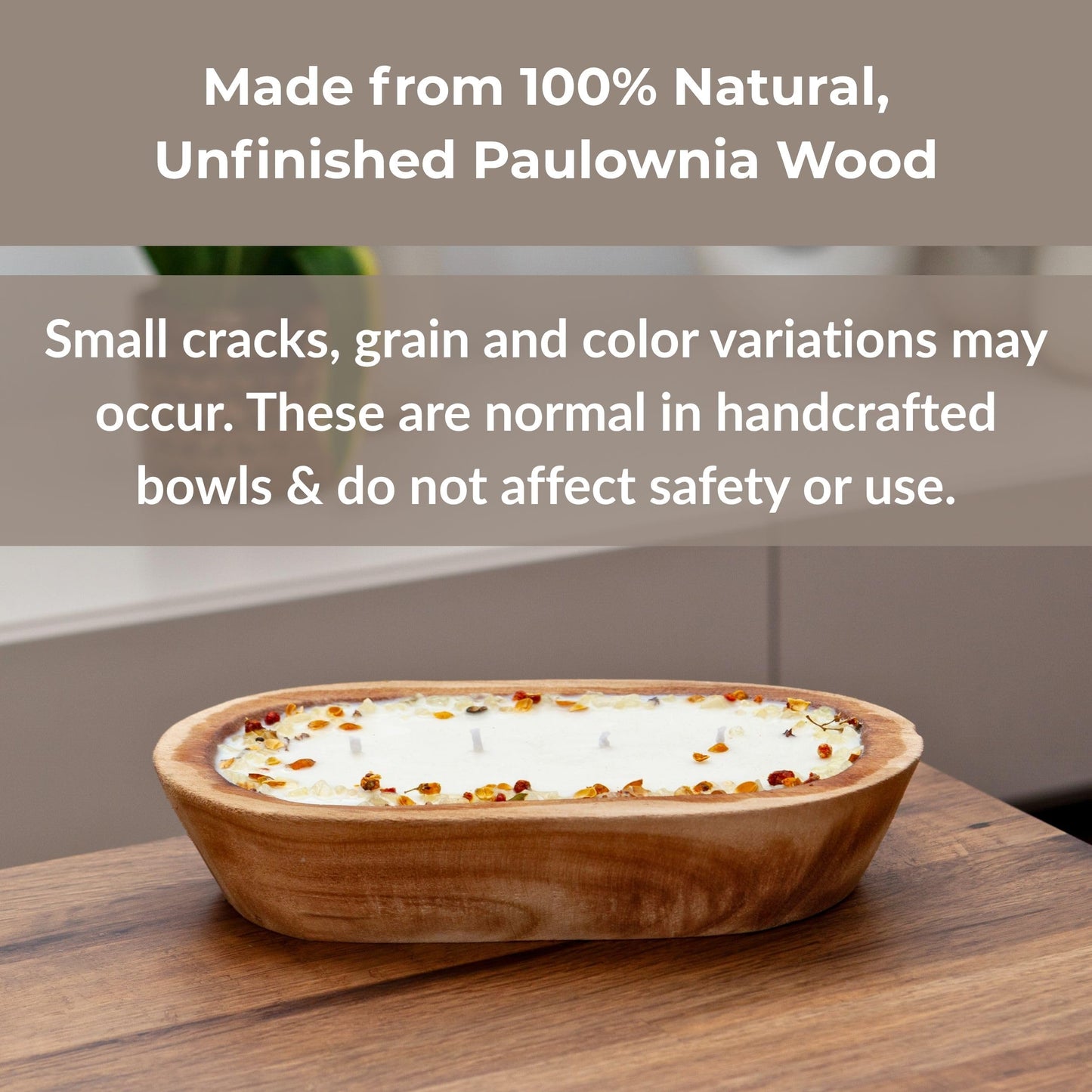 Wooden Dough Bowl Candle, French Vanilla, Elegantly Handcrafted Beautiful Centerpiece, Uniquely Yours, a Gift of Distinction.