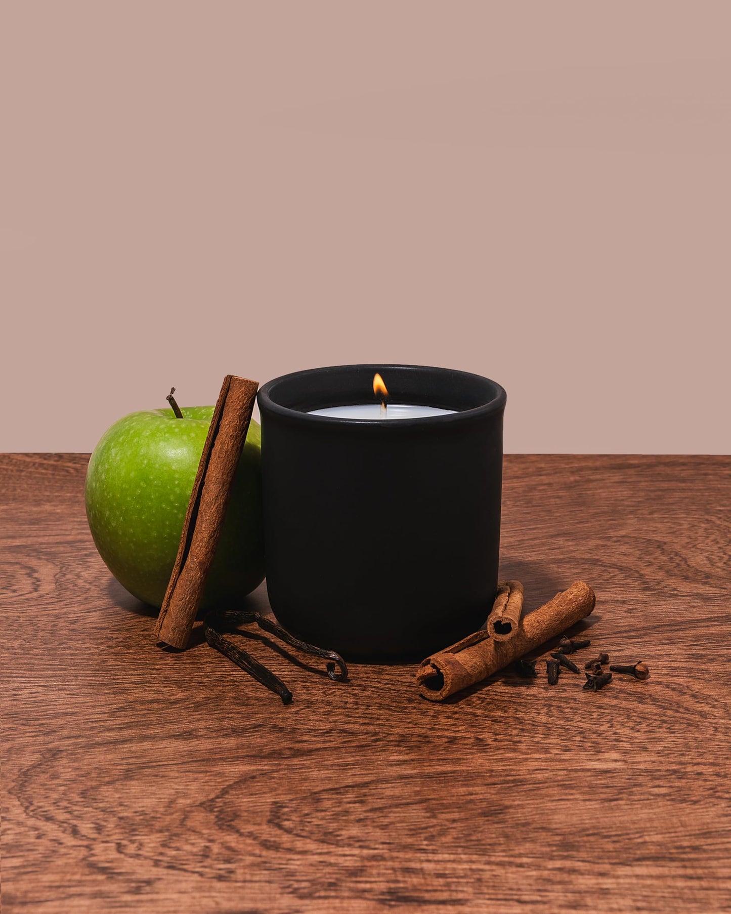 Wicked Rose Candle Co. Elven Ember Scented Candle | Honeysuckle, Palo Santo & Sandalwood | 10 oz Hand-Poured Coconut Apricot Wax | 45+ Hour Clean Burn | Reusable Ceramic Vessel