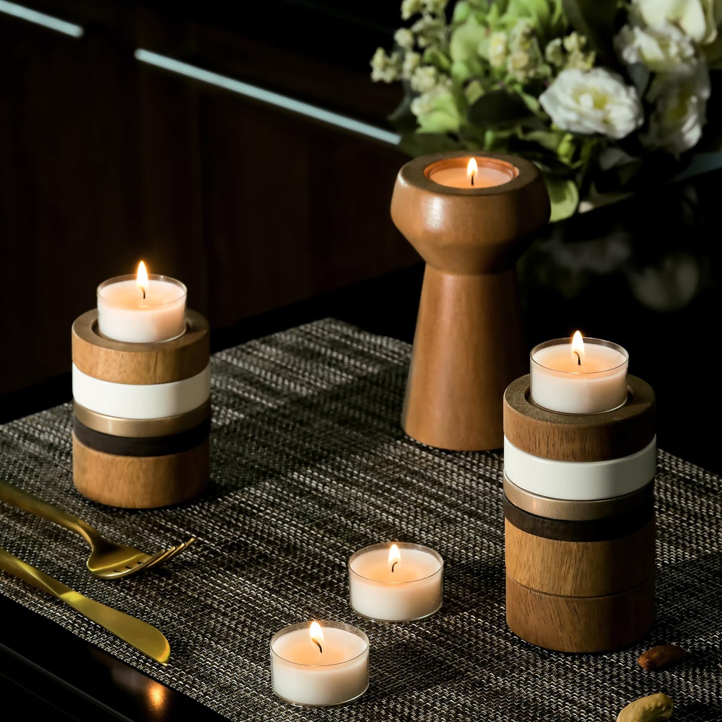 Home Lights Homelights Tea Lights Candles, Giant 100,200,300 Bulk Packs, White Unscented European Smokeless Clear Cup Tea Lights for Shabbat, Weddings, Christmas, Home Decorative- 200 Pack