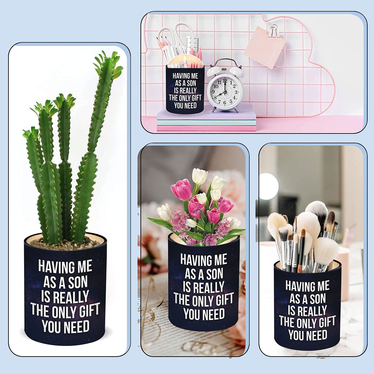 Mothers Day Gifts for Mom from Son - Birthday Gifts for Mom from Son - Moms Birthday Gift Ideas from Son - Mother Gift, Funny Mother Candle, 10 Oz Jar Lemongrass Scent Soy Wax Candle
