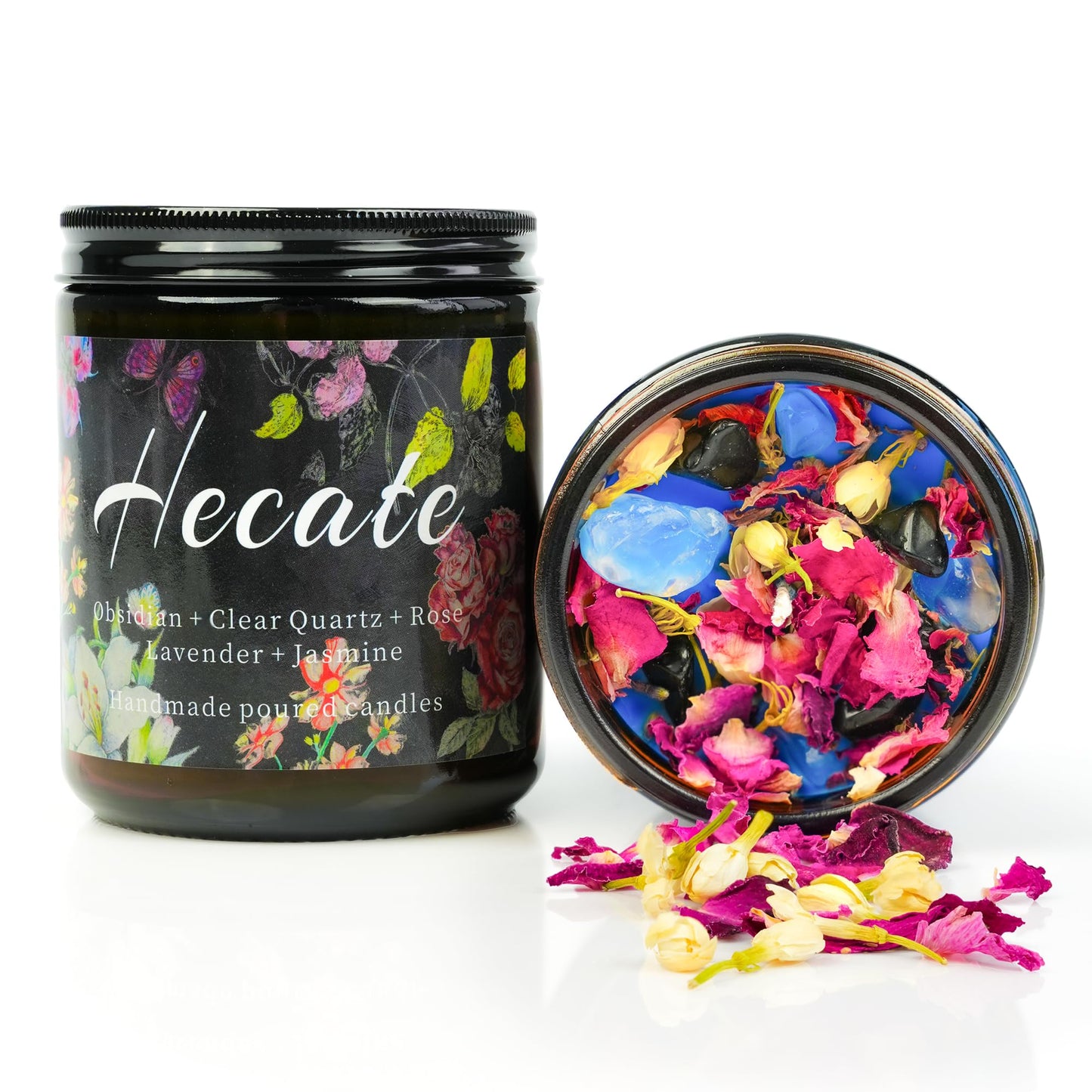 Hecate Scented Candle, Altar, Lavender Devotional Candle, Incense, Meditation, Rituals, Large Votive. (Hecate)