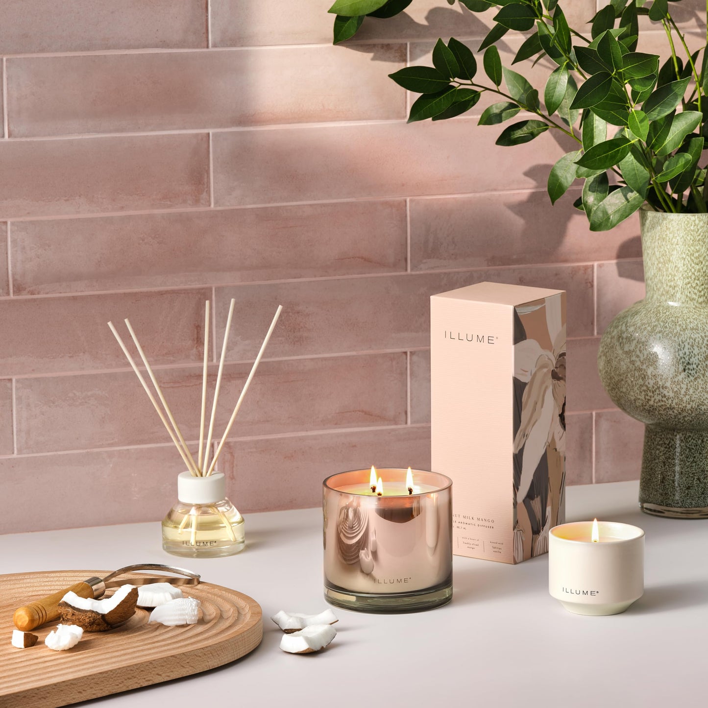 Beautifully Done Essentials Coconut Milk Mango Scented Candle Refill