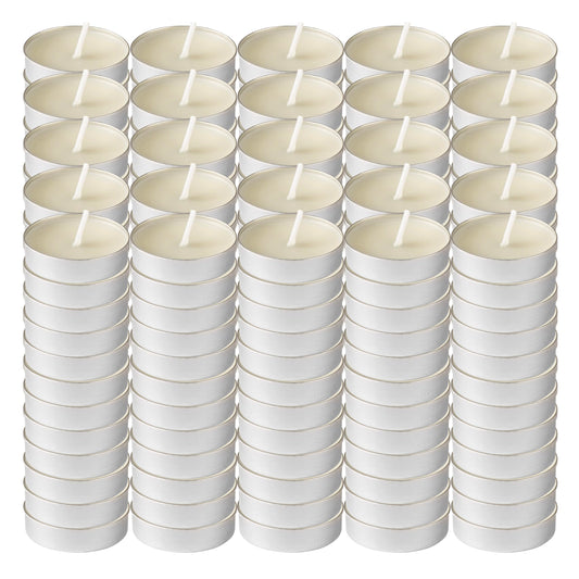 L’ner 1.5 Hour Tealight Candles, 300 Pack – Smokeless & Dripless Unscented Mini Tea Lights, Plant-Based Wax, Lead-Free Cotton Wick – Premium Quality Tealights for Shabbat, Memorial, Home, Weddings