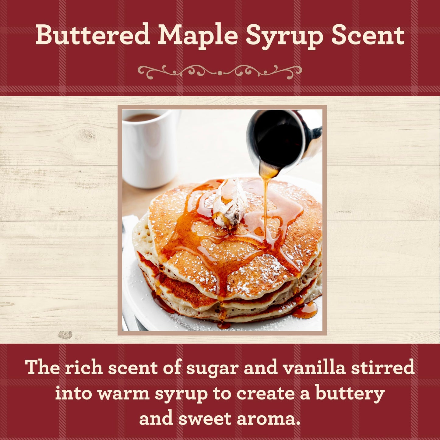 Our Own Candle Company Buttered Maple Syrup Scented 13 Ounce Mason Jar Candle