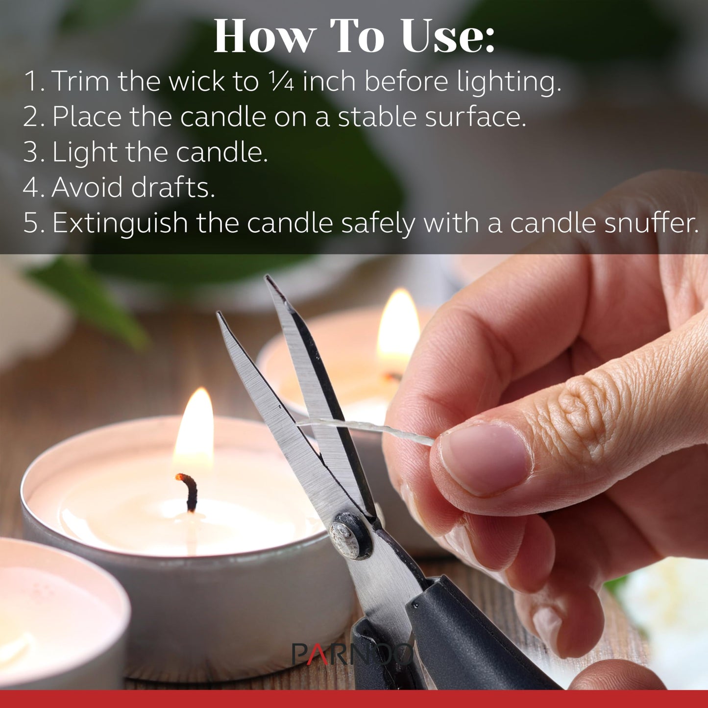 300 Pack Tealight Candles in Metal Cups - Clean, White Unscented with 4.5 Hour Long Burning Time - Votive Candles Bulk for Romantic Dinner, Weddings, Spa & Hotels by PARNOO