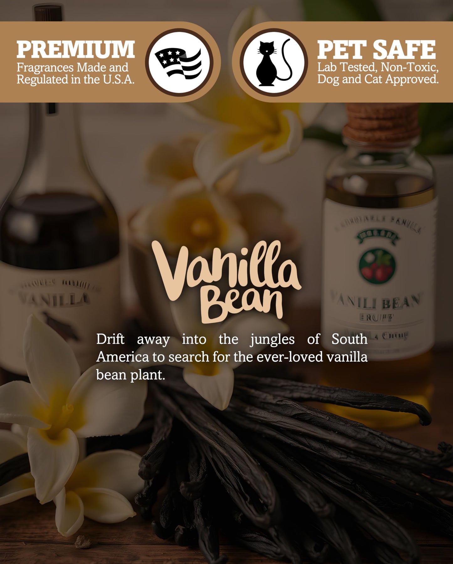 Vanilla Bean Premium Tealight Candles Bulk Pack - 24 Beige Highly Scented Tea Lights - Beautiful Candlelight - Made in the USA - Bakery & Food Collection