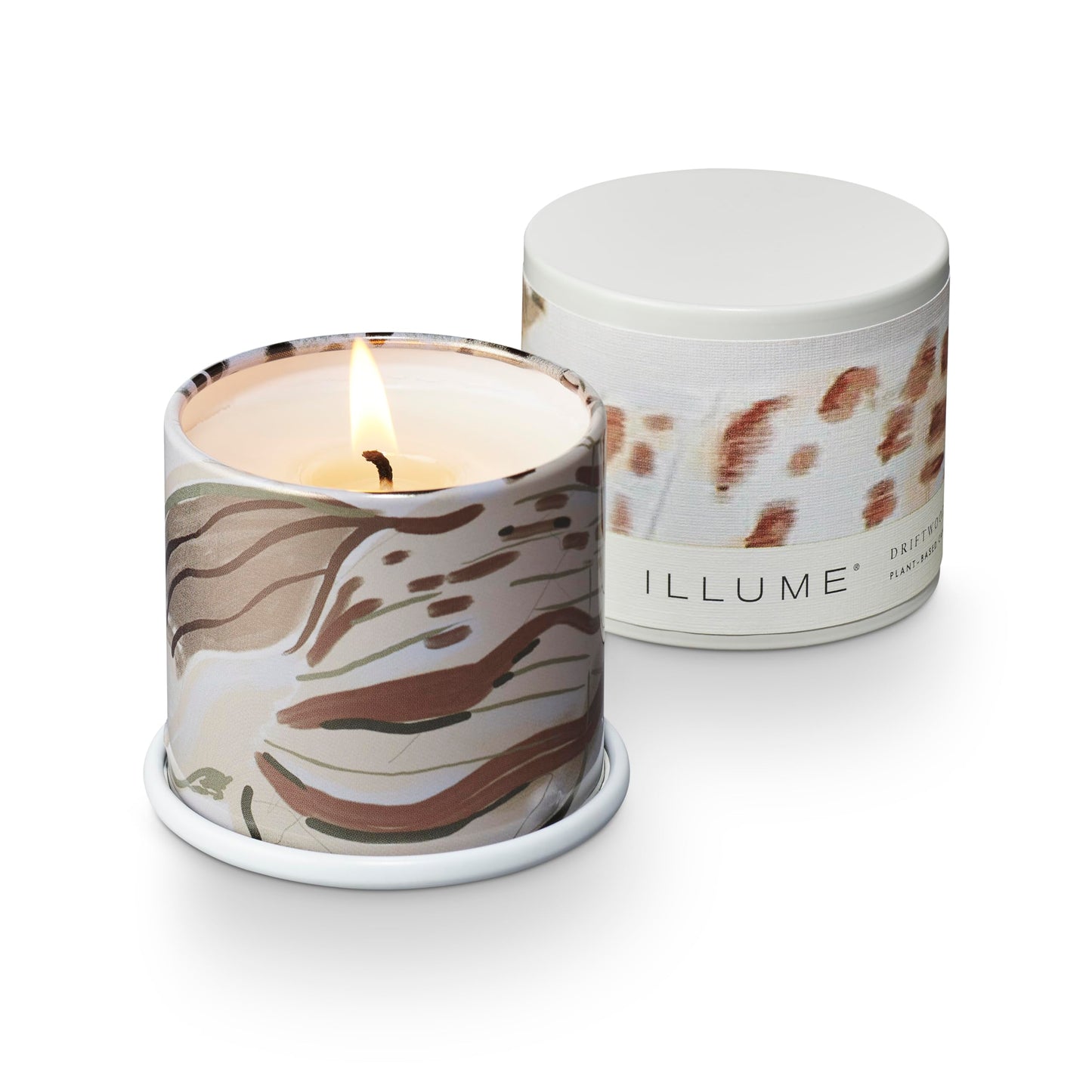 Illume Beautifully Done Driftwood Demi Vanity Tin Candle