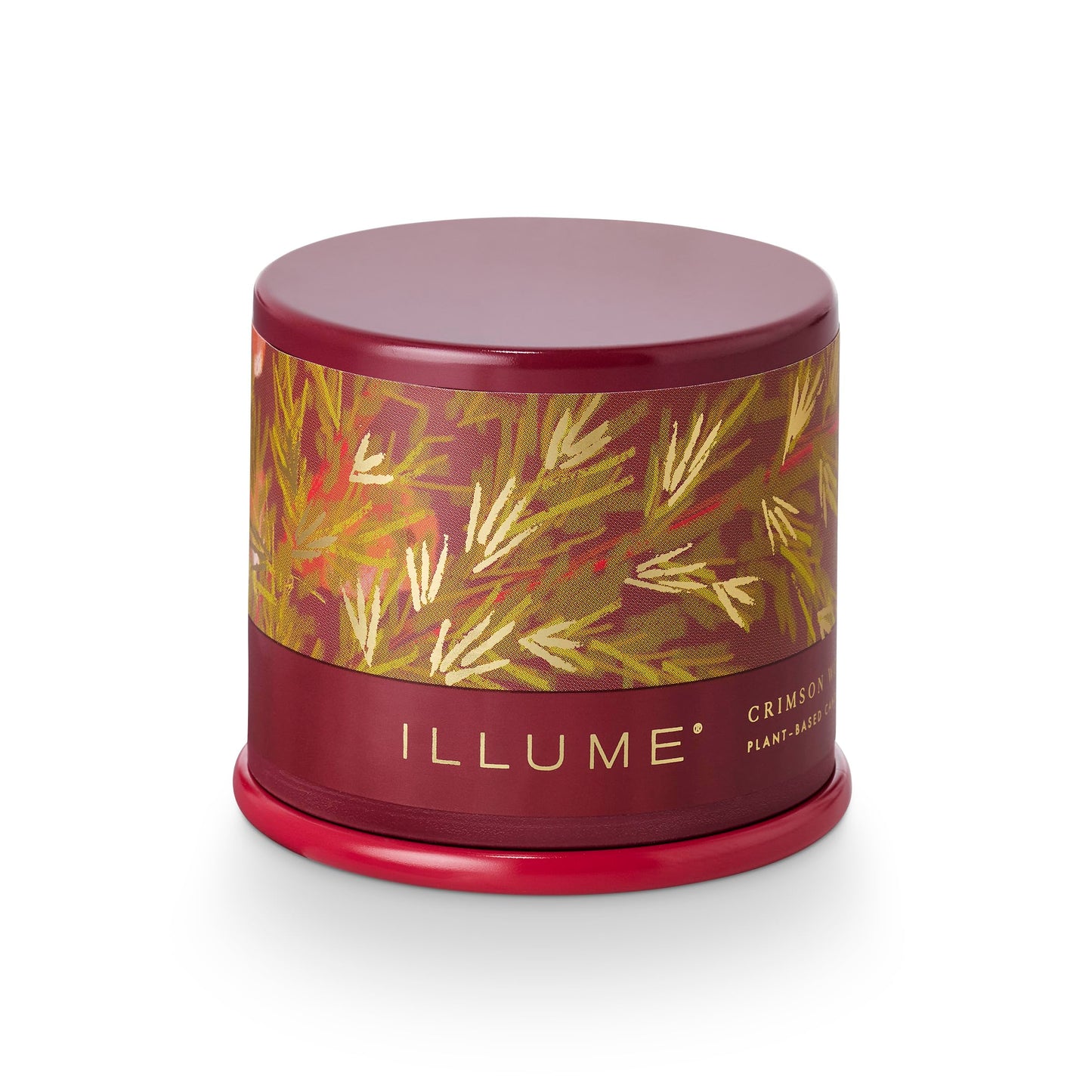 Illume Crimson Woods Demi Vanity Tin Candle