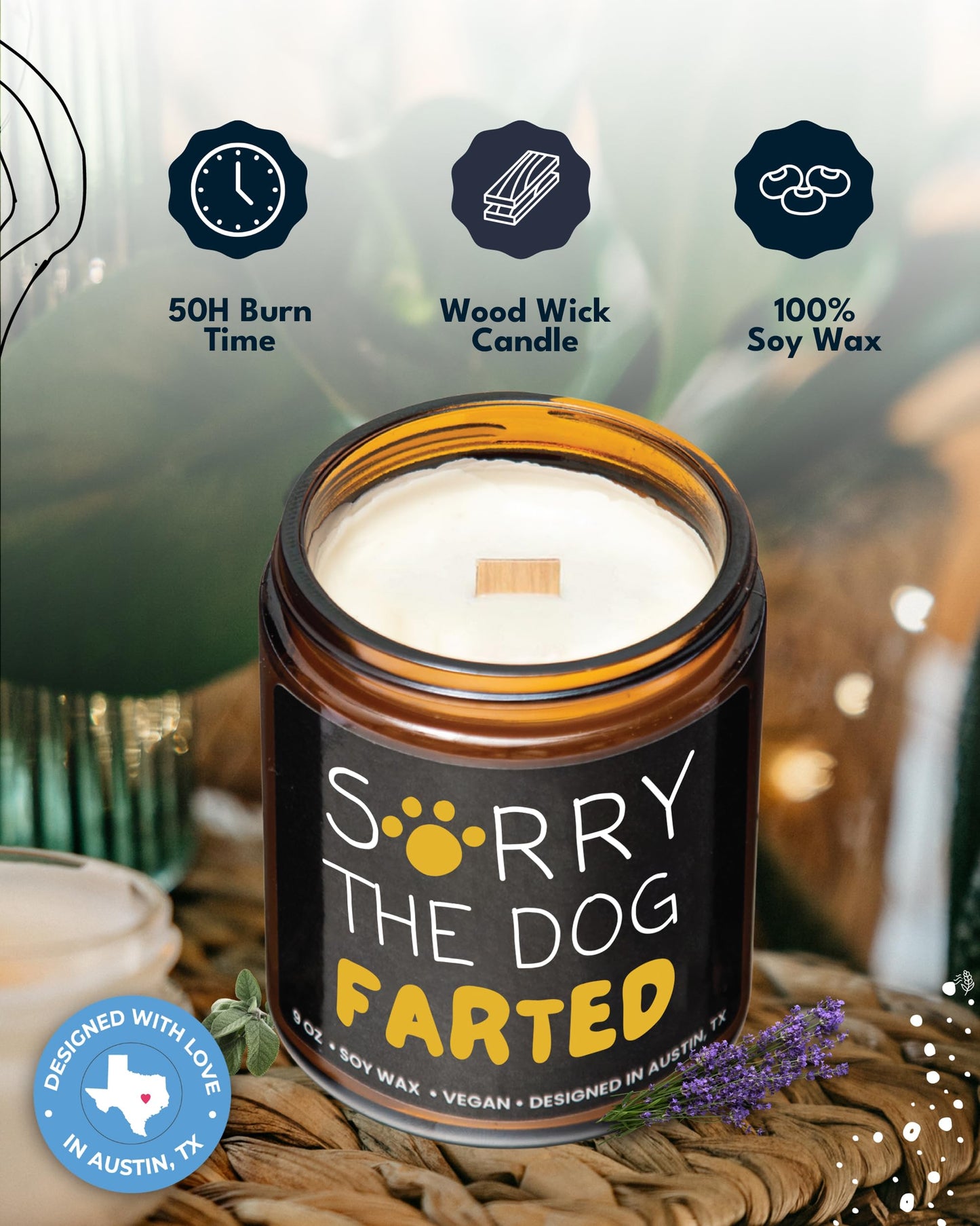 Funny Dog Mom Candle, Funny Dog Mom Gifts for Women, Unique Pet-Themed Gift for Men, Presents for Pet Lovers, Gifts for Women, Pet-Themed Father Present, Cool Dogs Stuff Mothers Day, Pet Lover Gift