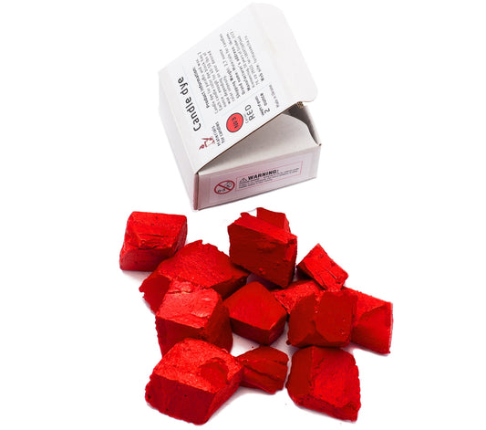 Red Candle Dye 2oz for Soy Candle Making – Candle Shop Premium Color Dye Blocks for Soy Wax, Beeswax, Paraffin -Candle Wax Dyes