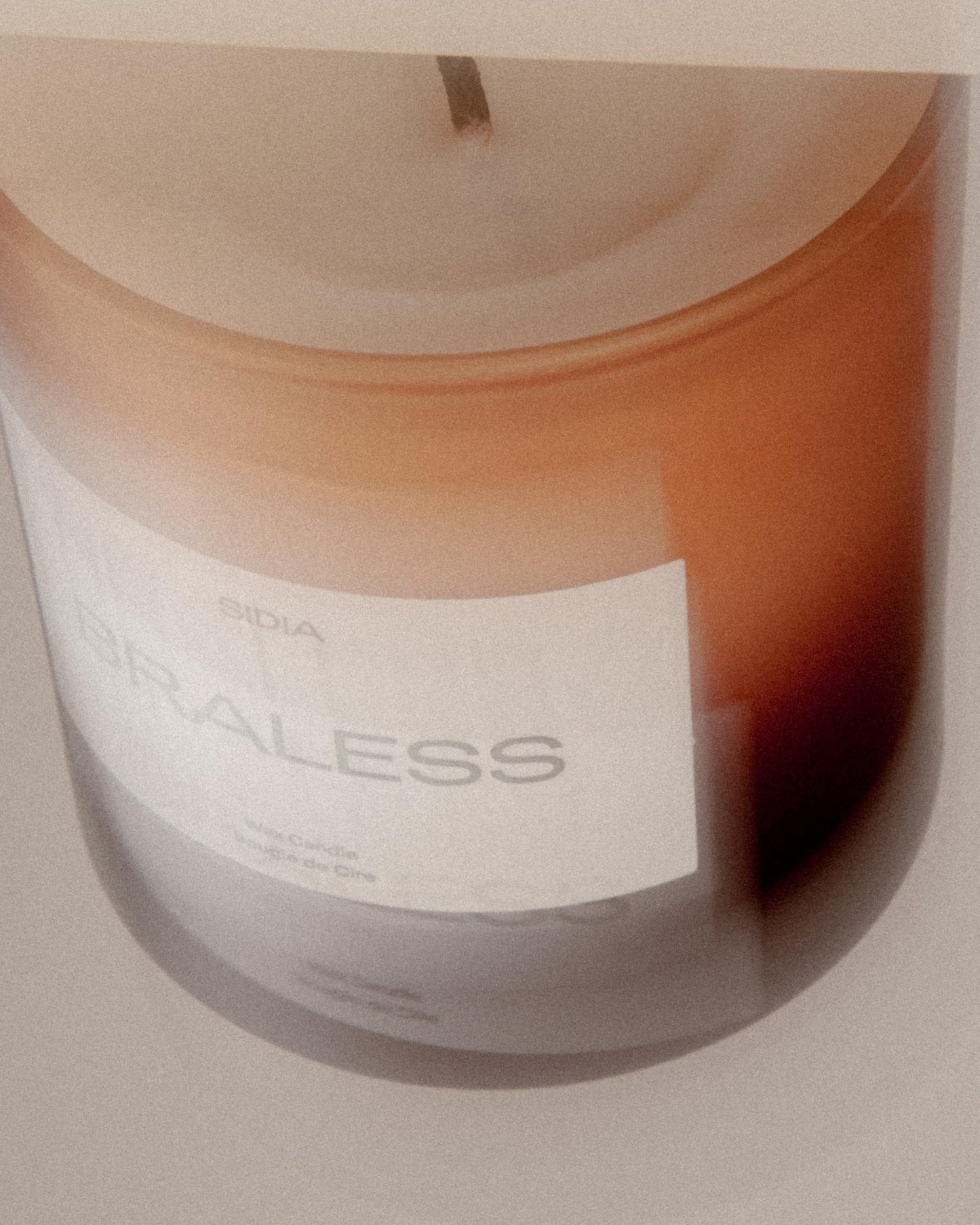 SIDIA - Braless Natural Candle (Bamboo, Amber, Guaiac Wood) | Luxury Clean Beauty + Non-Toxic Fragrance (8 oz | 240 g)