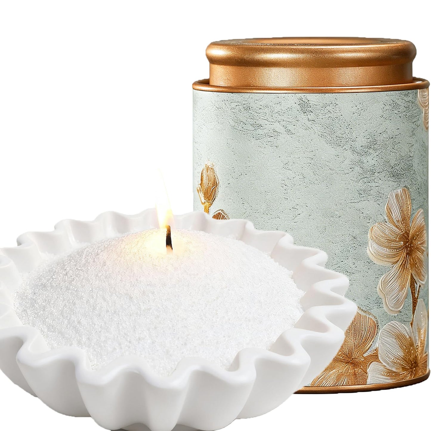 Aufien Candle Sand with Wicks, 14 Oz Pearled Candle, DIY Bead Powder Sand Wax Making kit Refillable Non Toxic for Handmade, Mother's Day Wedding and Halloween Christmas Decorations