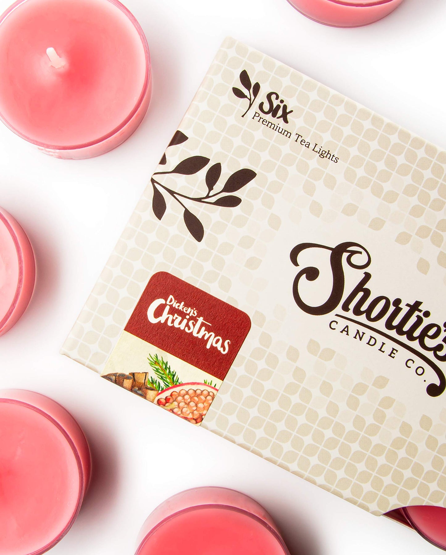 Dickens' Premium Tealight Candles Variety 3 Pack - 18 Highly Scented Tea Lights - Natural Fragrance Oils - Christmas & Holiday Collection