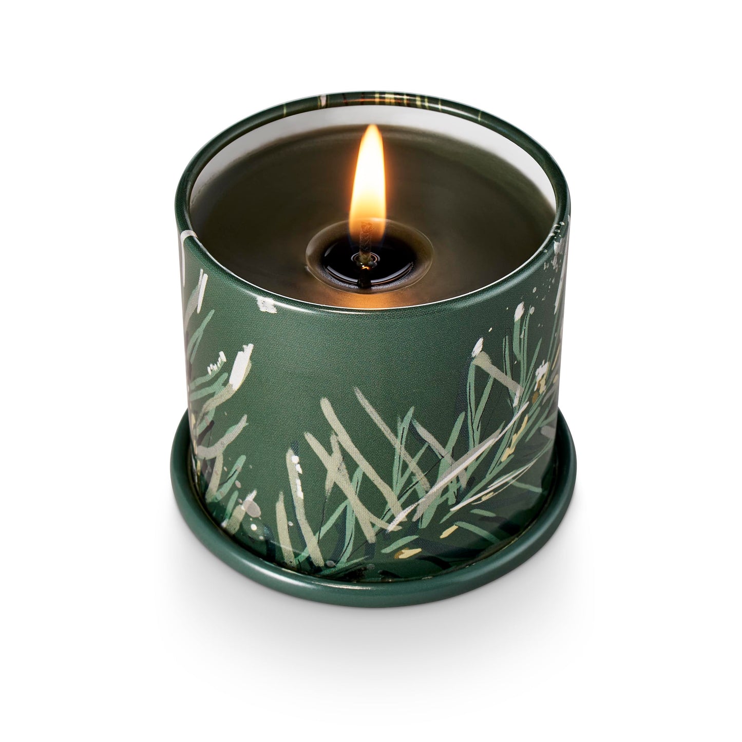 Illume Demi Vanity Tin Candle, Balsam & Cedar, Signature 3 oz.