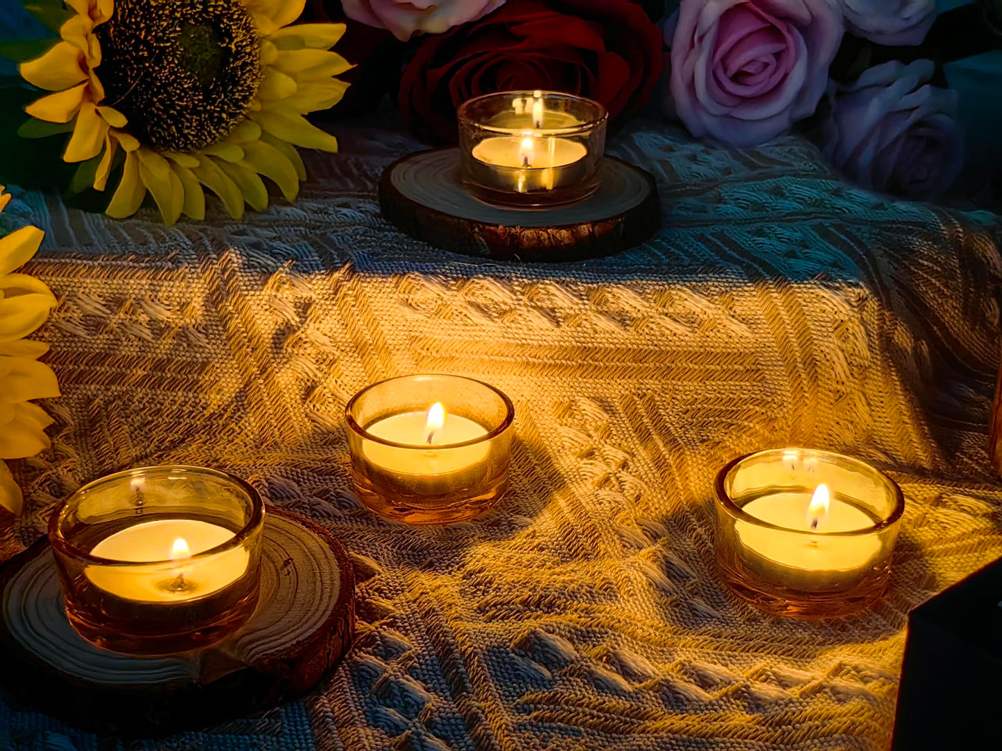 GOLDEAL 30 Pcs Gold Glass Small Tealight Candle Holders-Tea Candle Holders Bulk - Perfect for Weddings, Parties, Dinners - Ideal for 1.5" Standard Tealights and Candle Moulds…