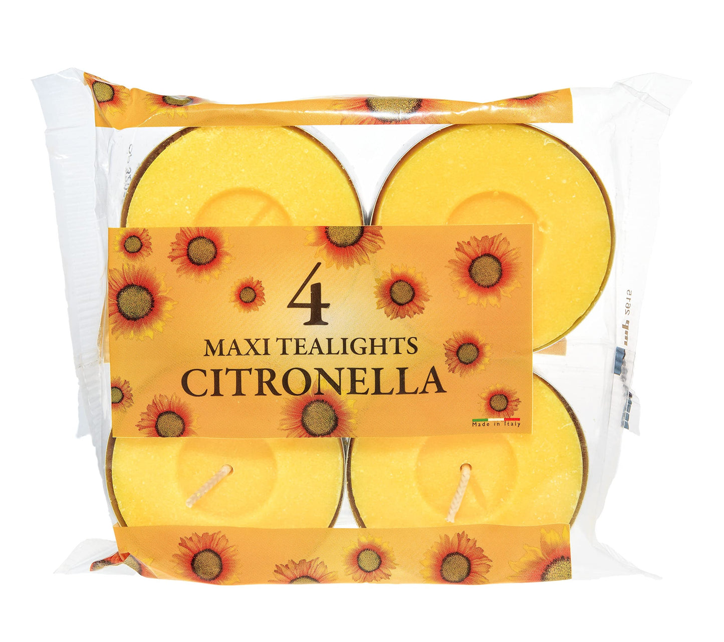 Prices SMT002418 Candles Maxi TEALIGHTS CITRONELLA,10HR Pack of 4