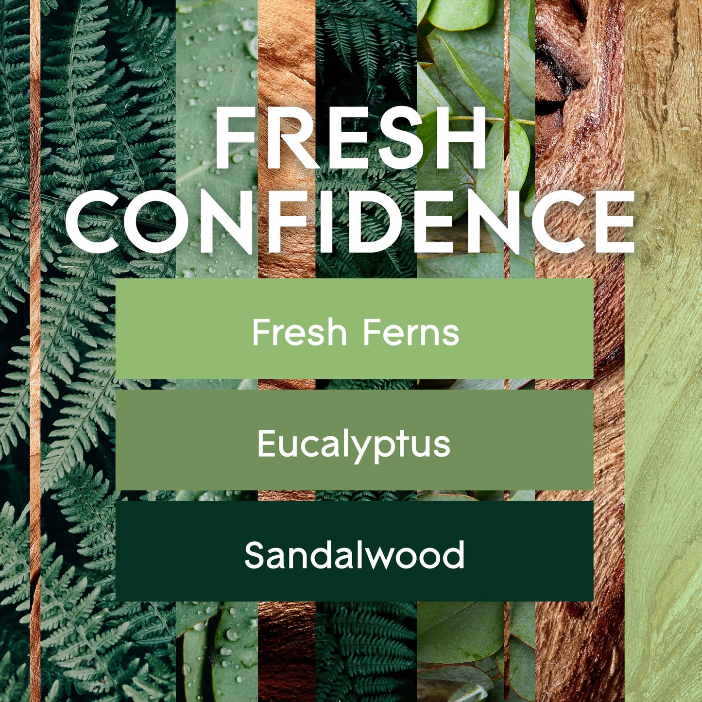 Glade 3-Wick Scented Candle Jar, Fresh Confidence, Air Freshener Infused with Essential Oils, 6.8 Oz, 3 Count