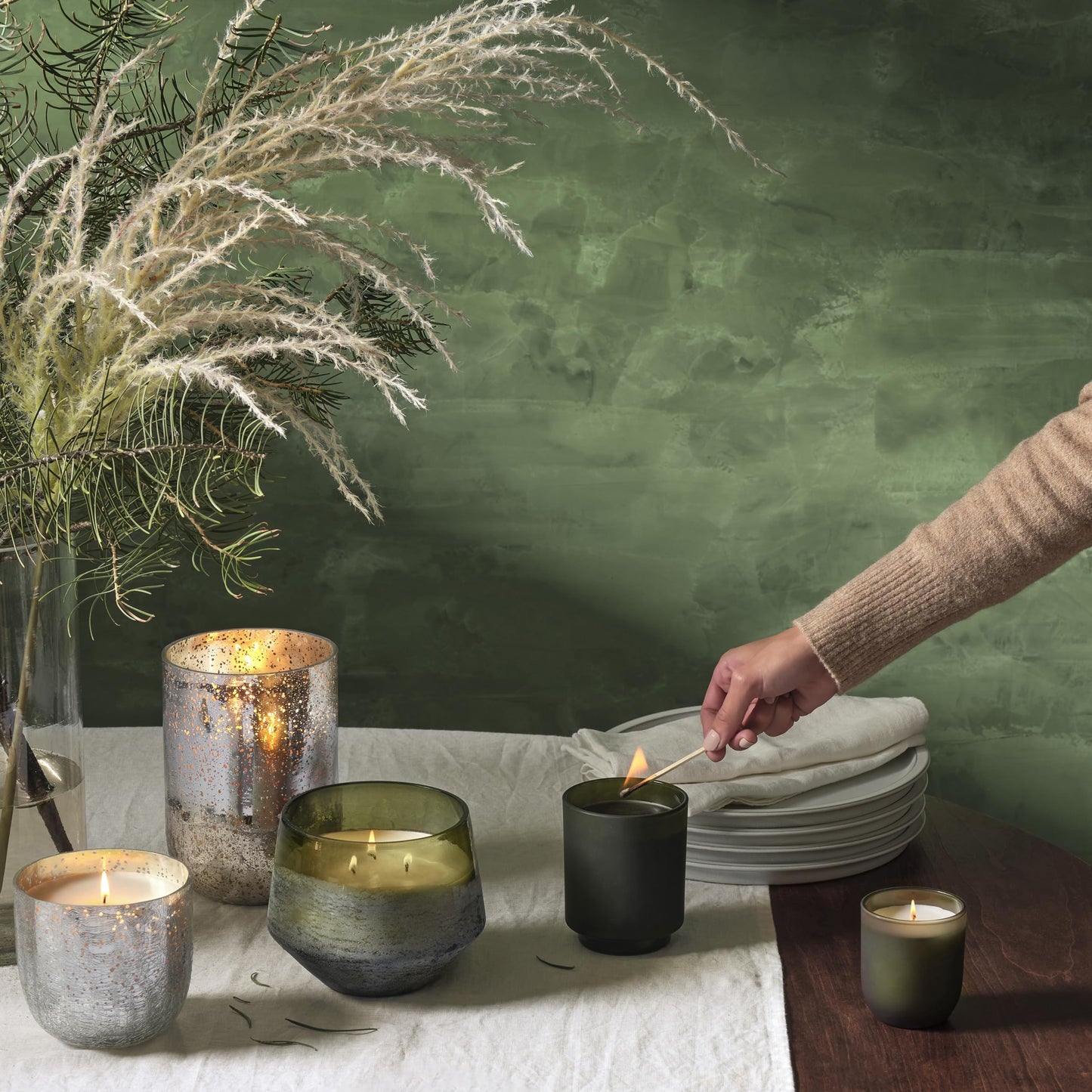 Illume Candle Trio Gift Set, Balsam & Cedar