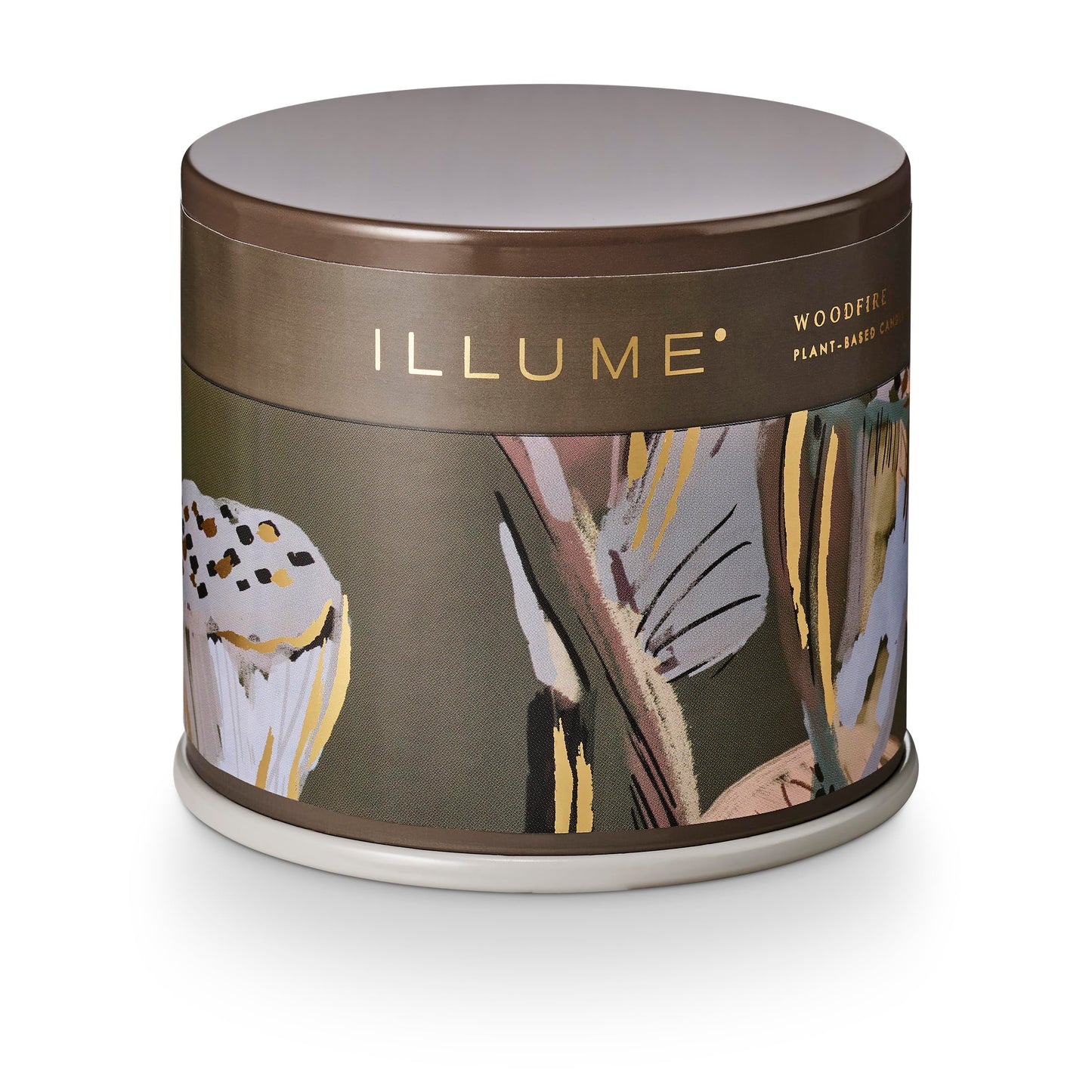 Illume Vanity Tin Candle, Woodfire