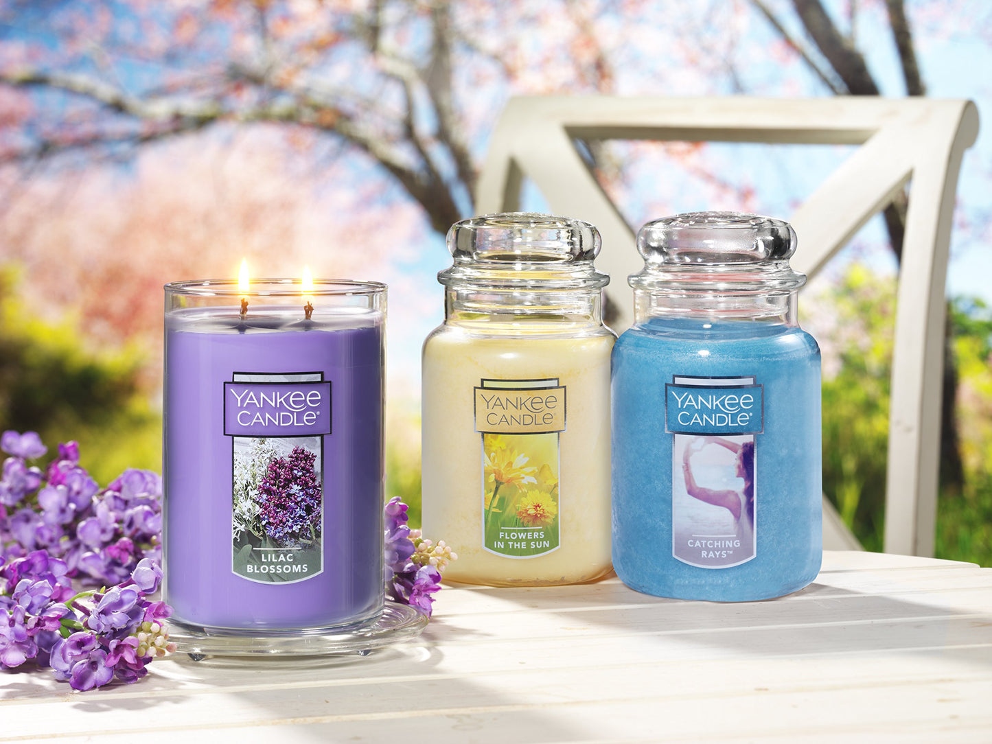 Yankee Candle Lilac Blossoms Large 2-Wick Tumbler Candle