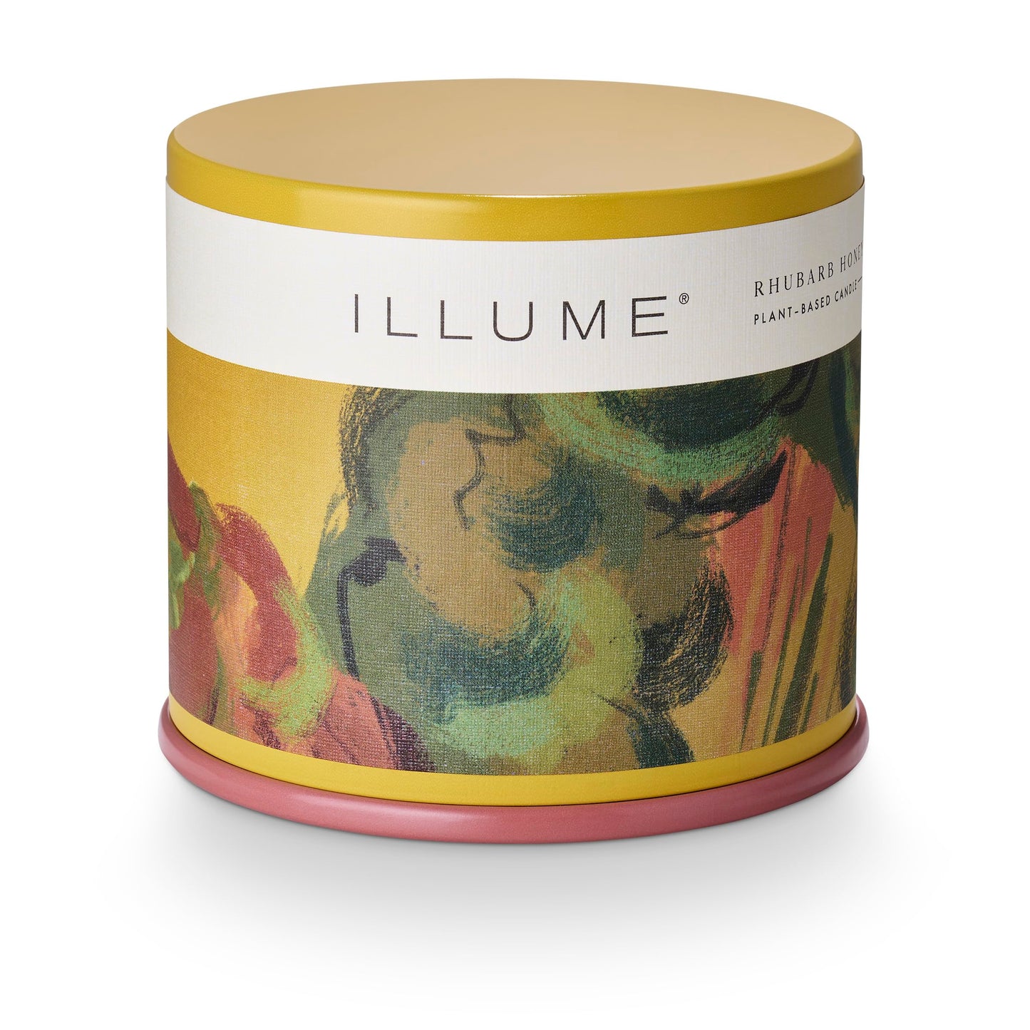 Illume Beautifully Done Rhubarb Honey Vanity Tin Scented Candle
