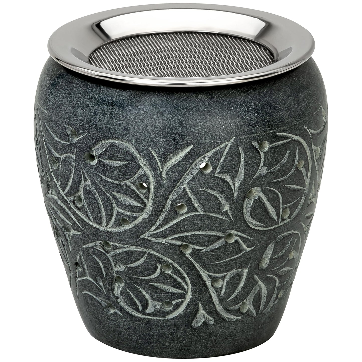 Incense Burner/Incense Holder Made from Soapstone to use with tealight Height 3.15 inch
