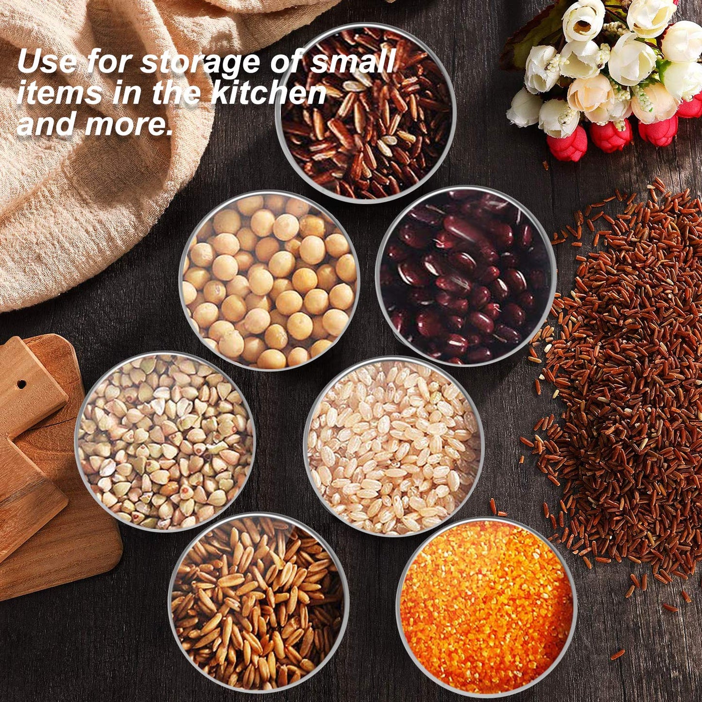 DINGPAI Candle Tin 18 Piece, 4 oz, Candle Containers for DIY Candle Making