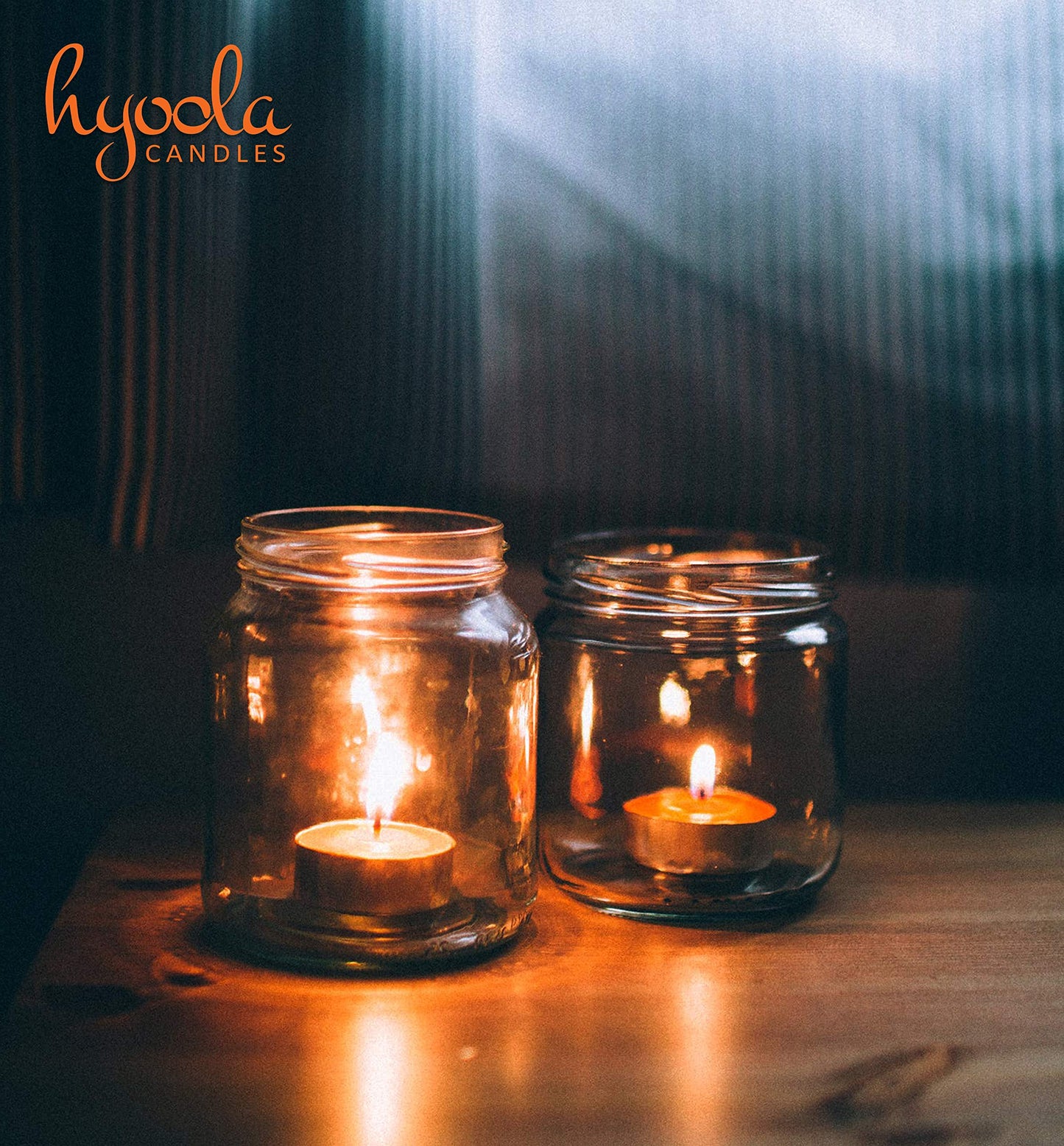 HYOOLA Beeswax Tealight Candles in Aluminum Cup - 24 Pack - 100% Pure Natural Beeswax Candles