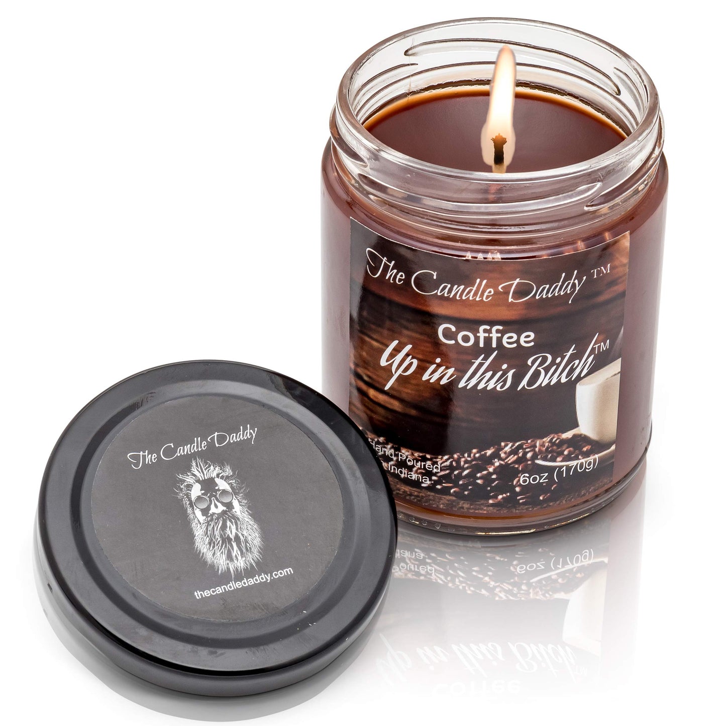 Coffee Up in This Bitch Scented Candle - 6 Ounce Jar Candle
