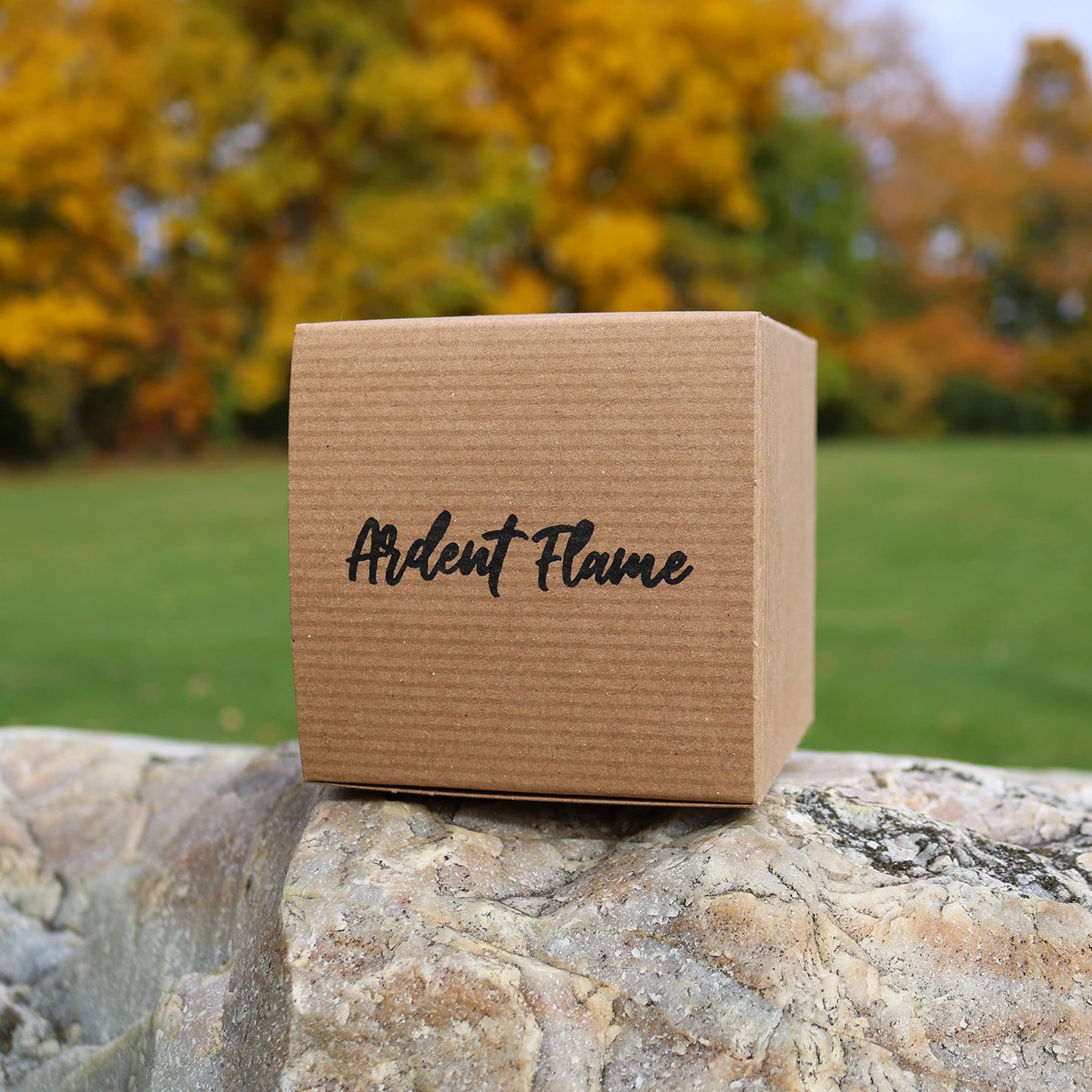 Ardent Flame Candles | Oak Campfire | 100% Natural Soy Wax Candle for Home Decor | Highly Scented | Premium Fragrance | Handmade in Vermont, USA | 8 oz | Long Lasting | Gift for Women and Men