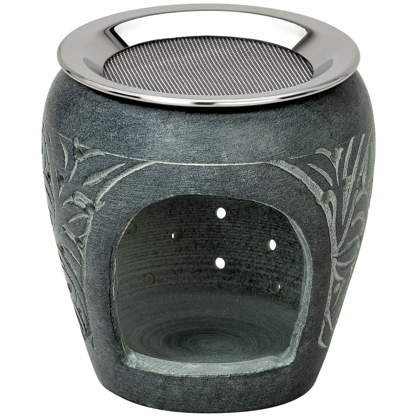 Incense Burner/Incense Holder Made from Soapstone to use with tealight Height 3.15 inch