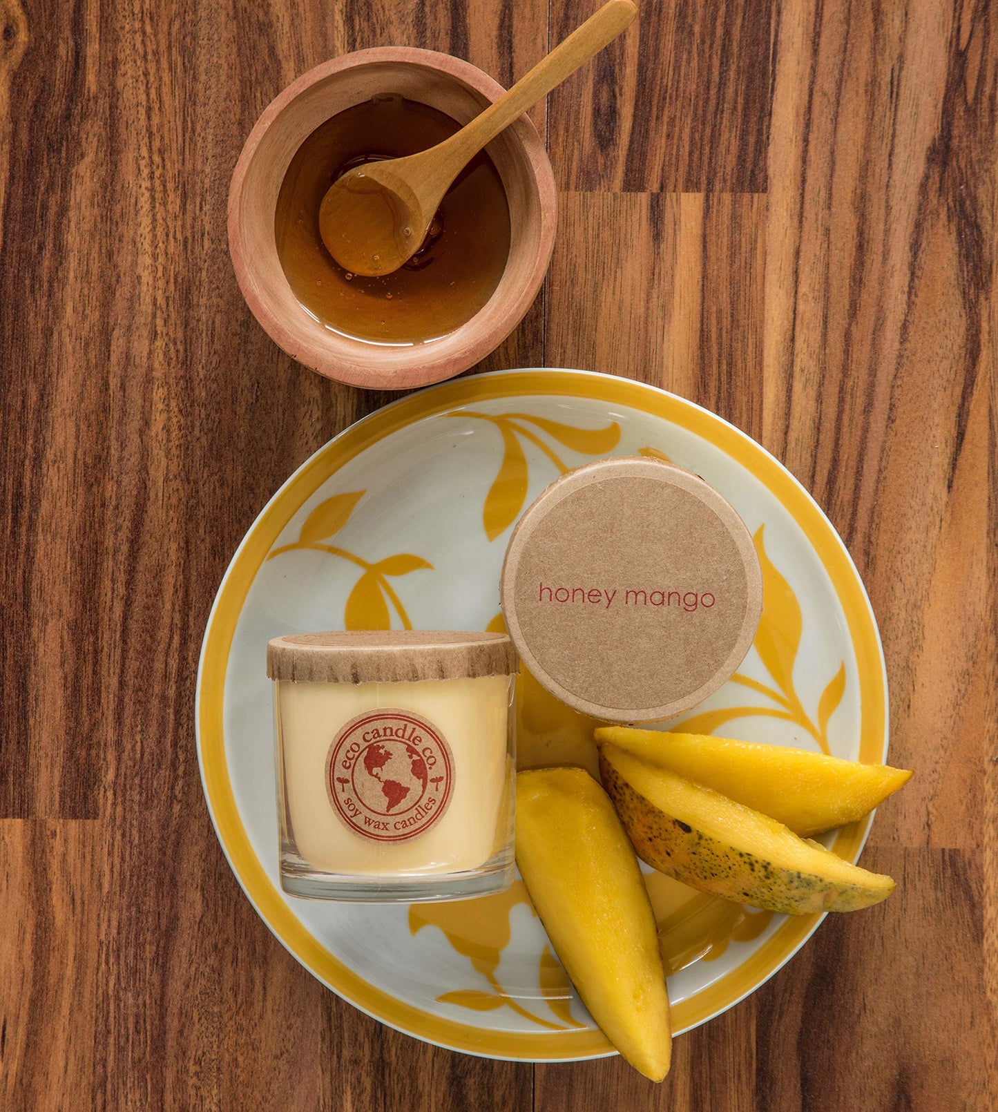 ECO CANDLE CO. Recycled Candle, Eggnog, 6 oz. - Scents of Classic Eggnog, Nutmeg, & Vanilla - 100% Soy Wax, No Lead, Kraft Paper Label & Lid, Hand Poured, Phthalate Free