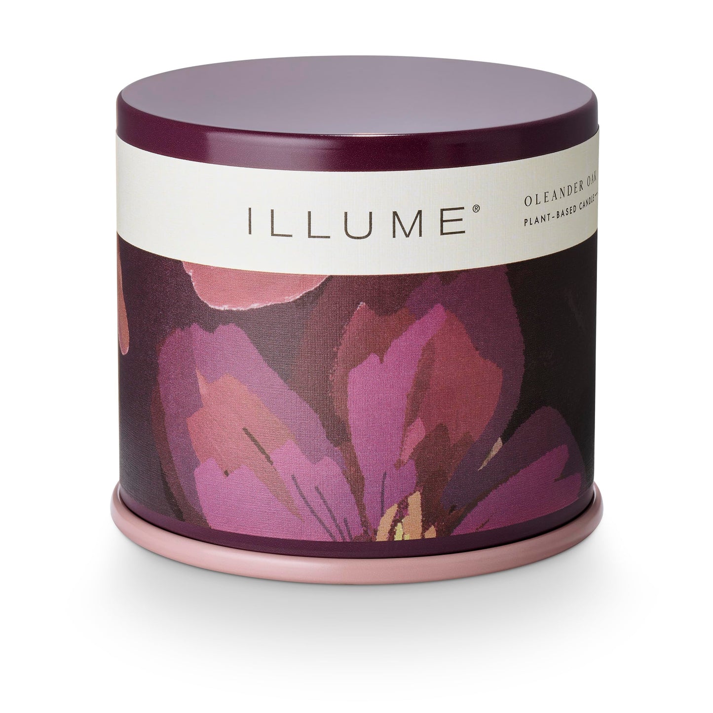 Illume Beautifully Done Oleander Oak Vanity Tin Scented Candle