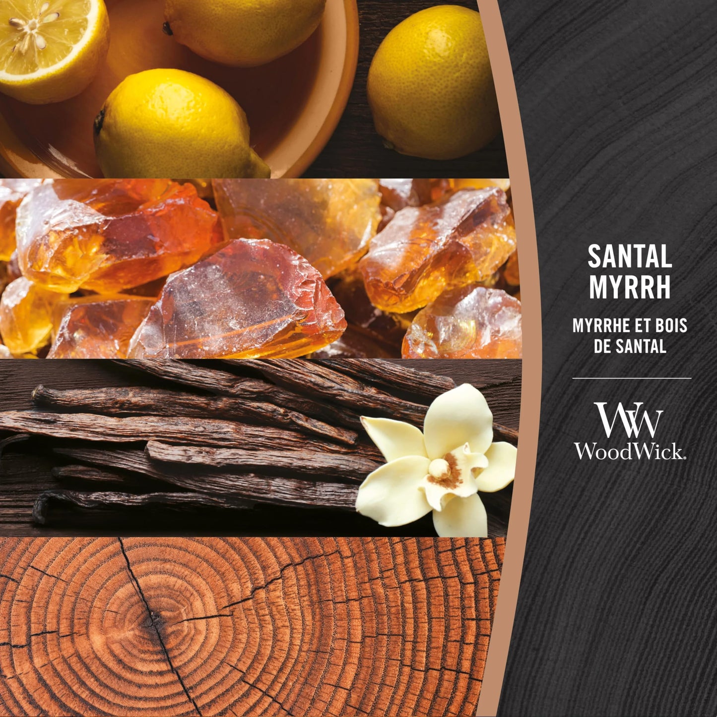 WoodWick Ellipse Candle Santal Myrrh 16 oz.