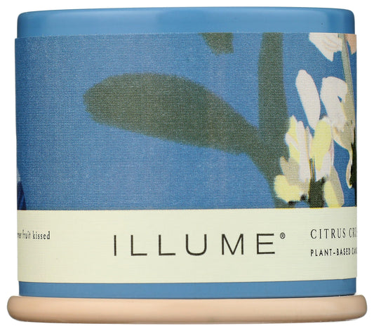 Illume, Candle Demi Vanity Tin Citrus Crush, 13 Ounce