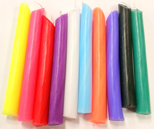 Funny Guy Mugs Unscented Drip Candles 24 Pack Variety Set, Bold Multicolor Wax Taper Candles for Bottle Drip Art, Retro Decor, Parties & Gifts, Long-Burn Decorative Candles