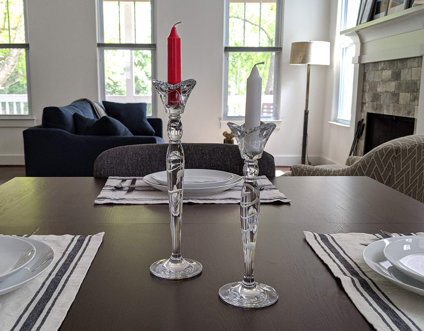 Wicca Wicks - 20 Red Candles | 4 inches Tall & 3/4 inch Diameter | Witchcraft Supplies for Your Personal Wiccan Altar, Spells, Charms & Rituals | Witchy Room Decor | Taper Candlesticks (Red)