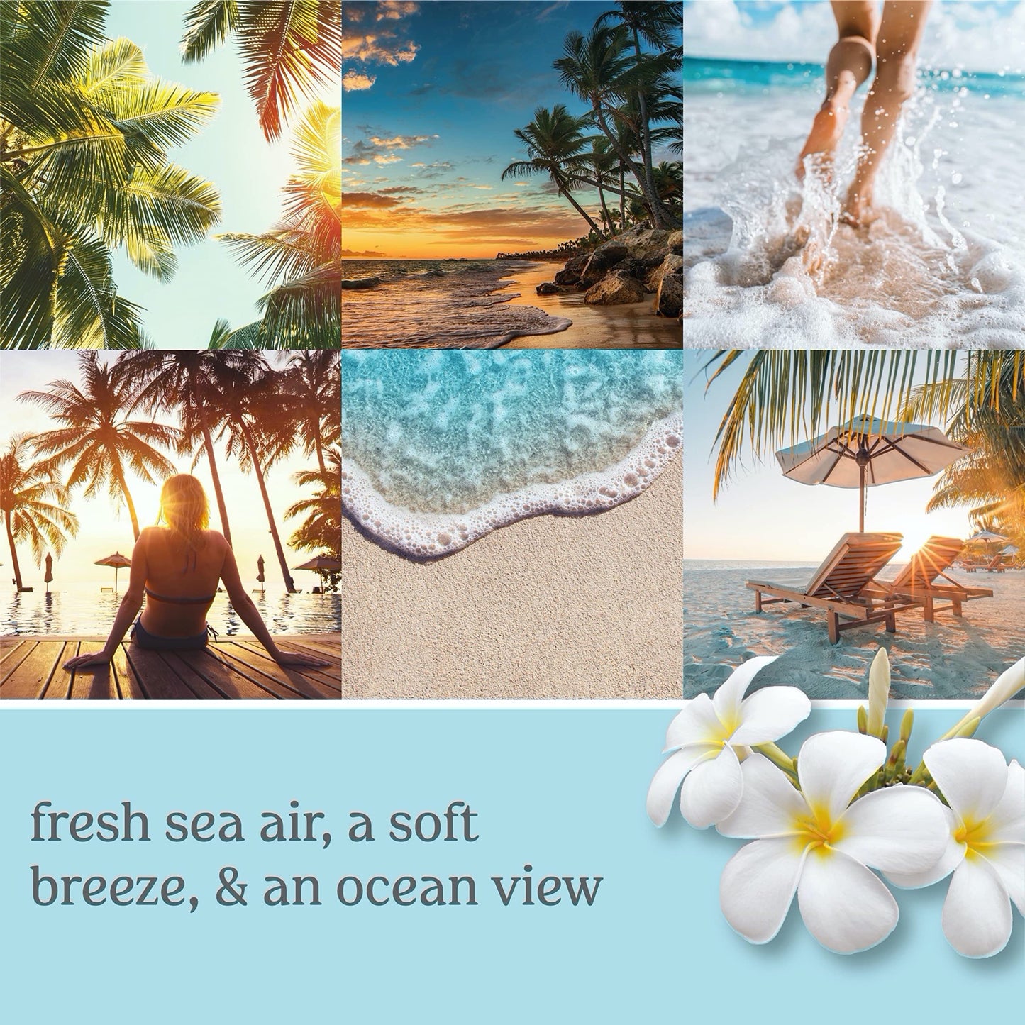 Yankee Candle Beach Escape Scented Signature 13oz Medium Jar 2-Wick Candle Over 35 Hours of Burn Time