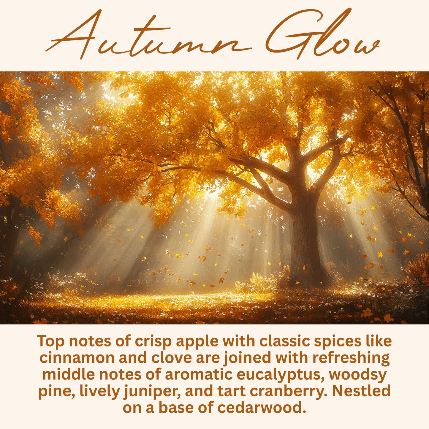 Autumn Glow Fall Scented Candle, Many Scents to Choose from, All Natural Non-Toxic Soy Wax, Handmade in The USA (Autumn Glow)